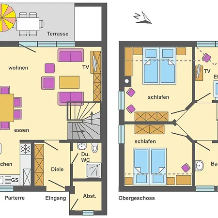 Freesenbruch Doppelhaushaelfte 10 - Lieblingsplatz بيت للعطل *
